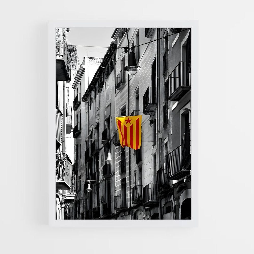 ap-catalonia flag-4 cadre Blanc