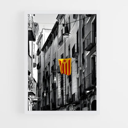 ap-catalonia flag-4 cadre Blanc