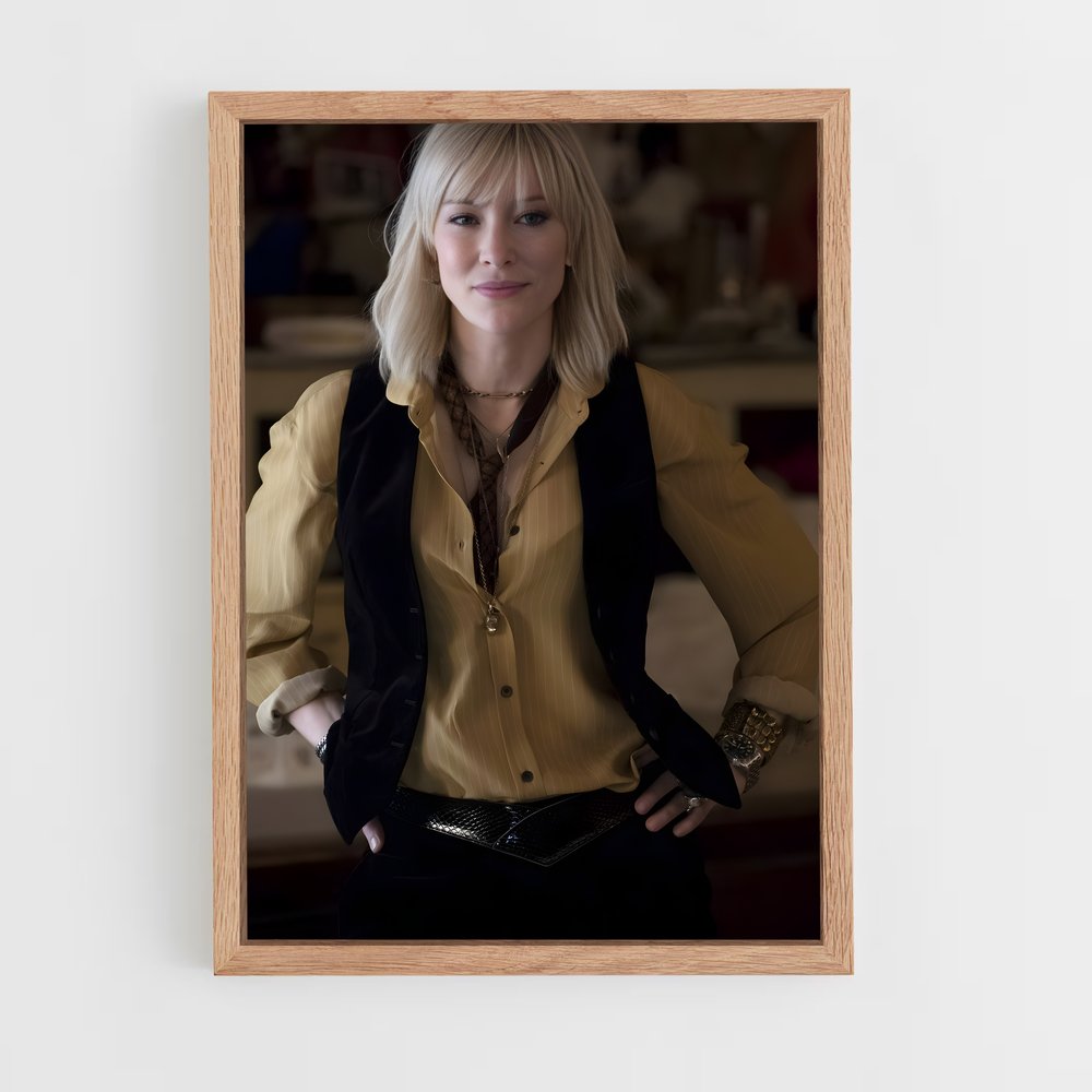 ap-cate blanchett-9 cadre Bois clair