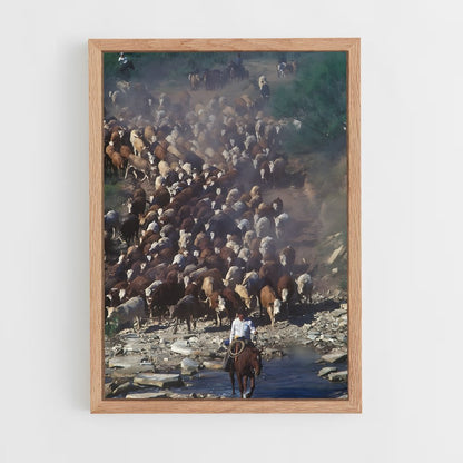 ap-cattle ranch-1 cadre Bois clair