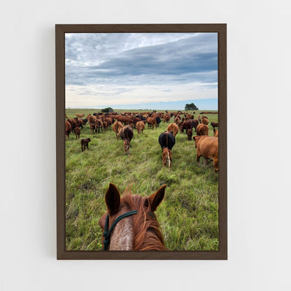 ap-cattle ranch-2 cadre Bois foncé