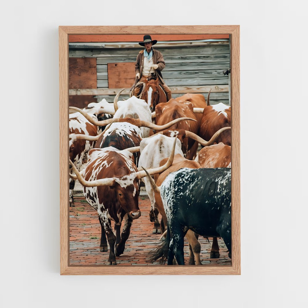 ap-cattle ranch-4 cadre Bois clair