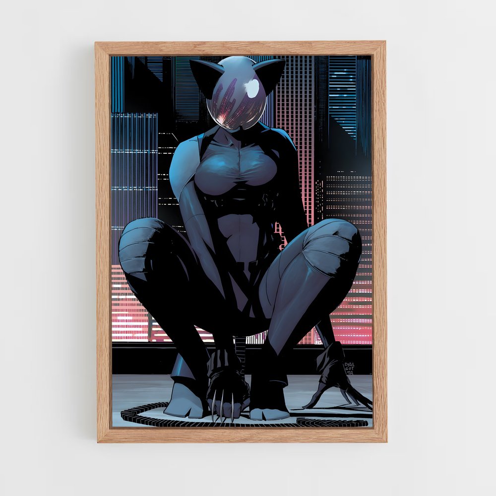 ap-catwoman-1 cadre Bois clair
