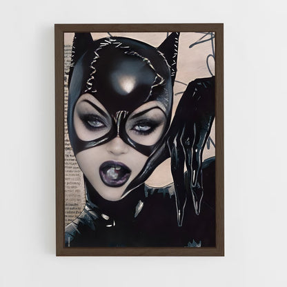 ap-catwoman-3 cadre Bois foncé