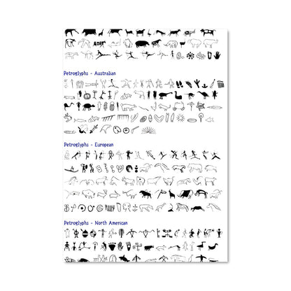 Poster Animaux Préhistoriques