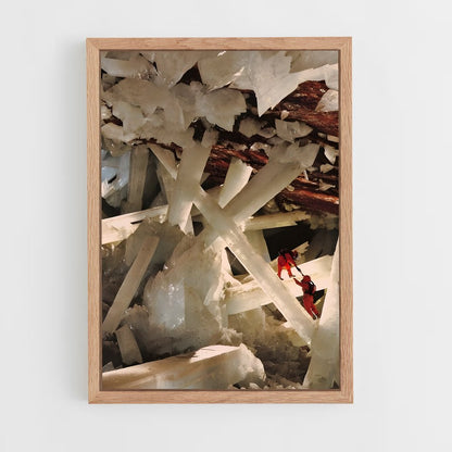 ap-cave crystals-1 cadre Bois clair