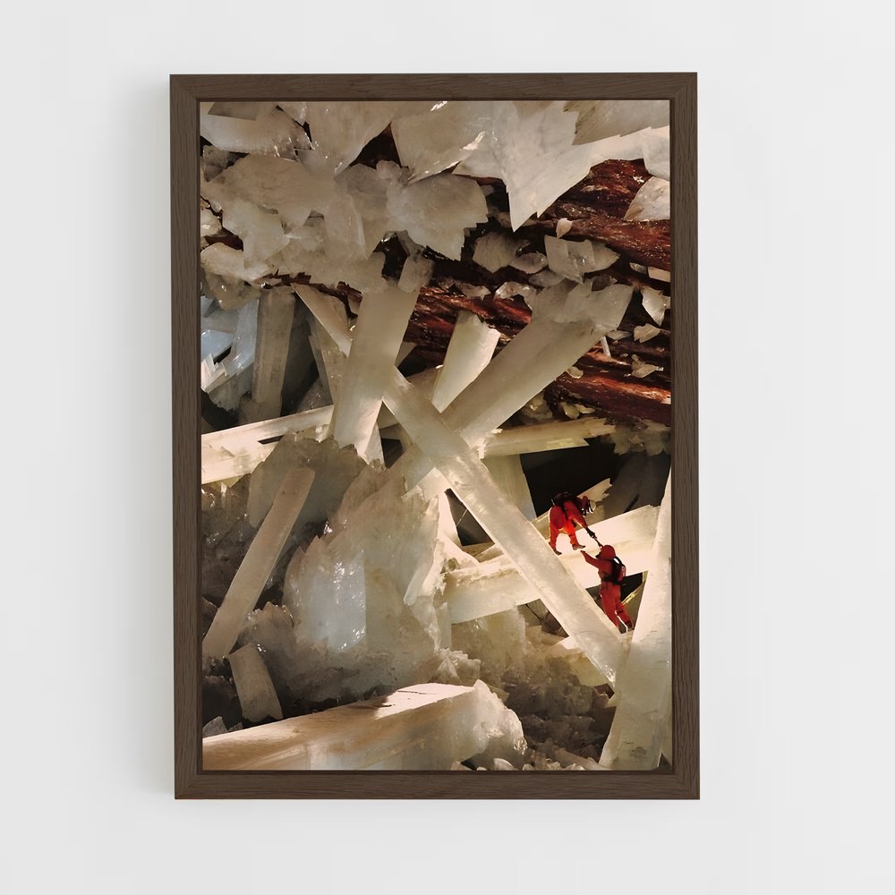 ap-cave crystals-1 cadre Bois foncé
