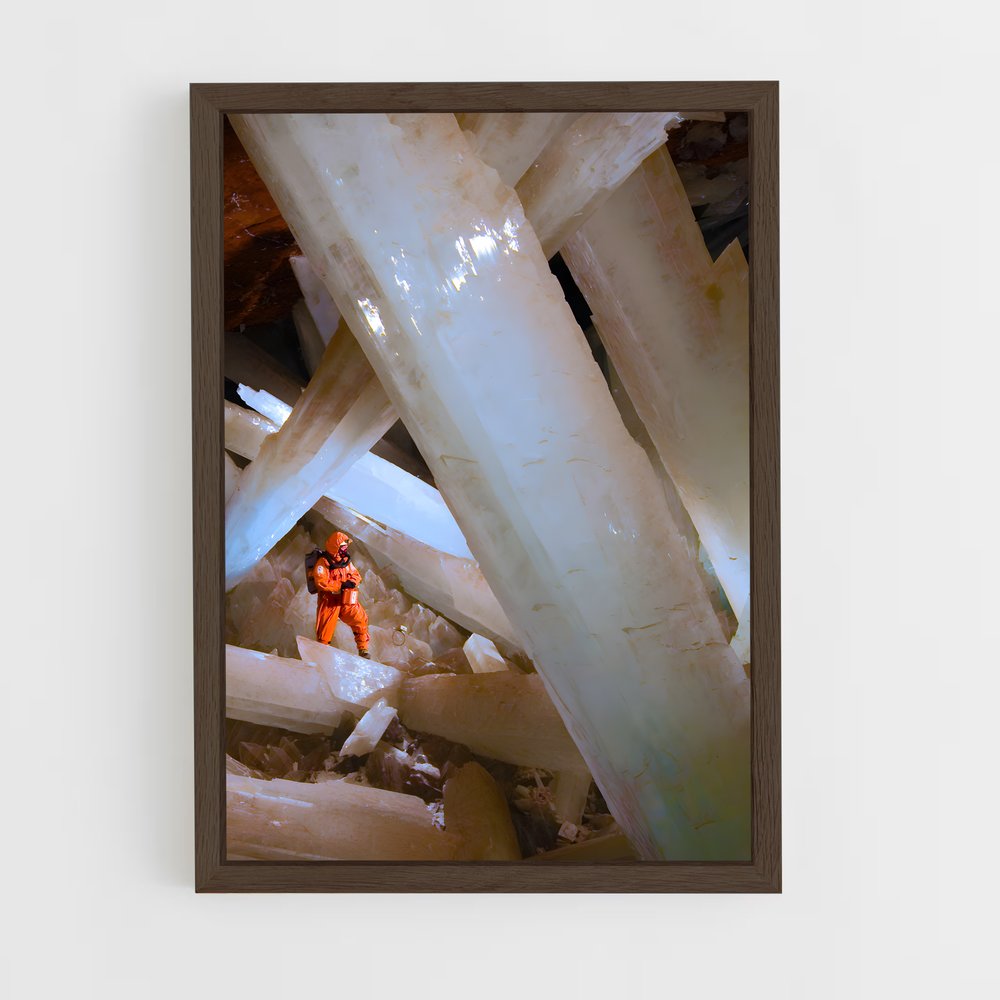 ap-cave crystals-2 cadre Bois foncé
