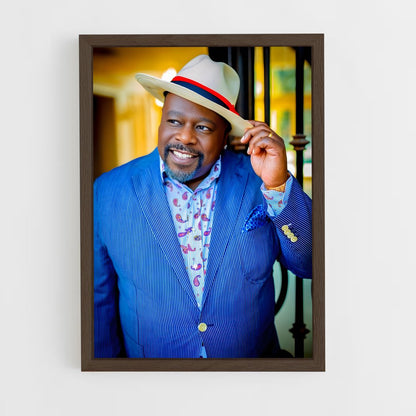 ap-cedric the entertainer-4 cadre Bois foncé