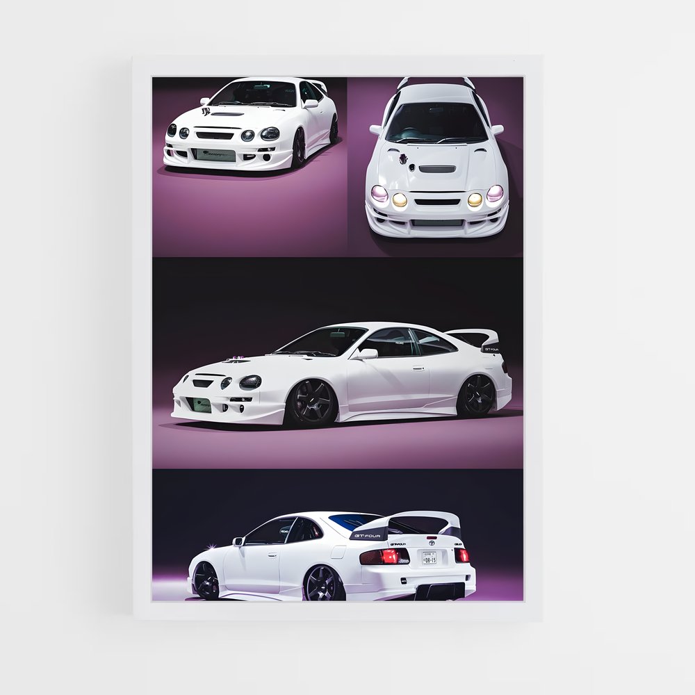 ap-celica gt-four-1 cadre Blanc