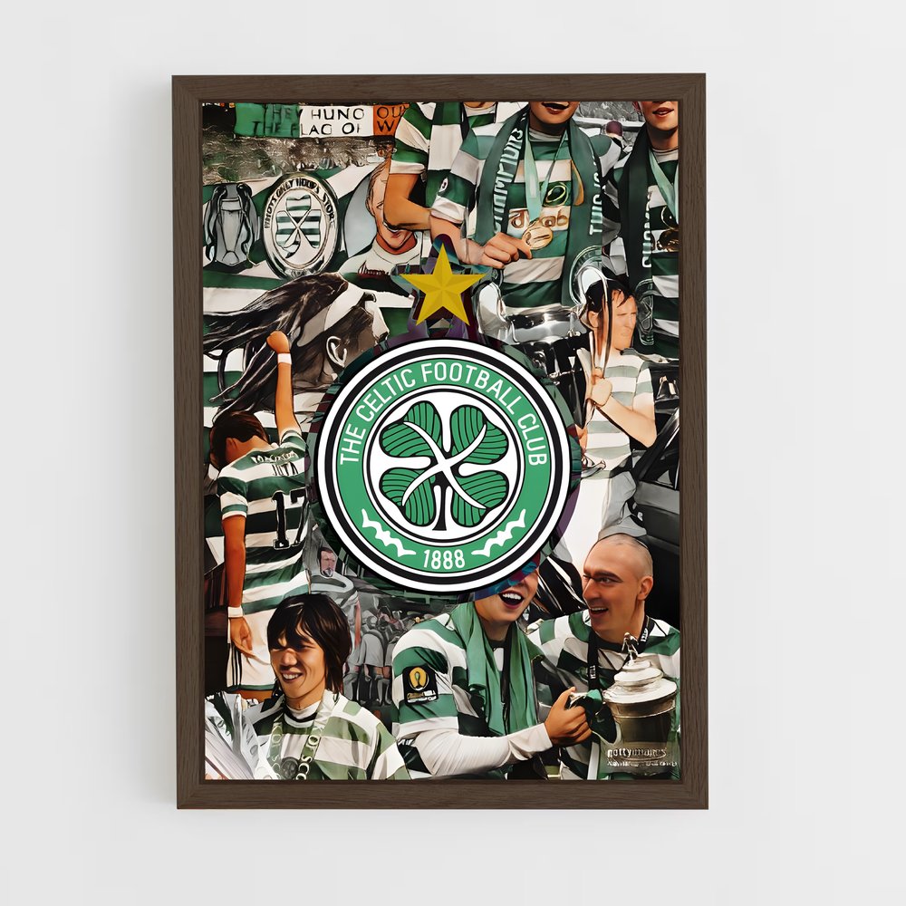 ap-celtic fc-2 cadre Bois foncé