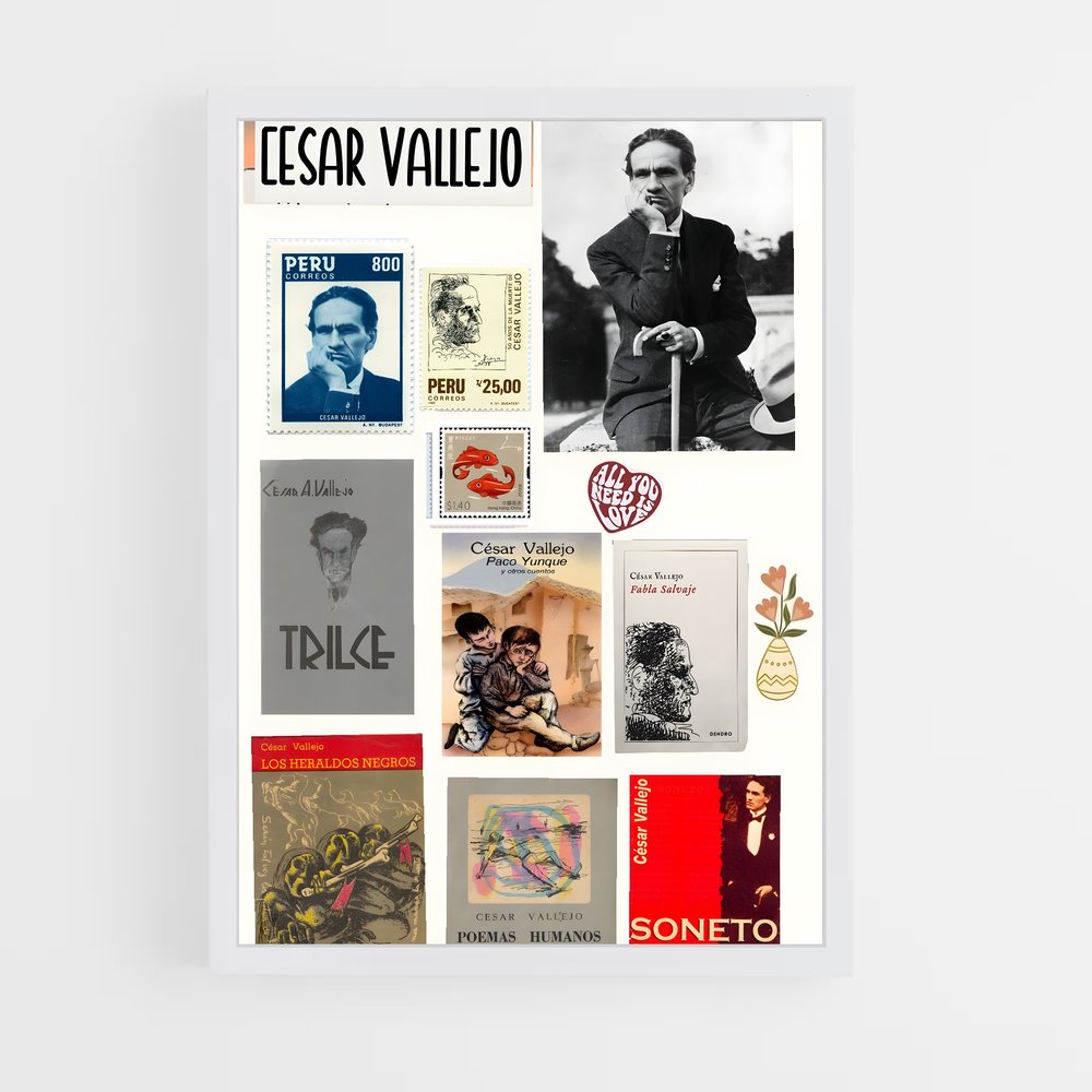 ap-cesar vallejo-5 cadre Blanc