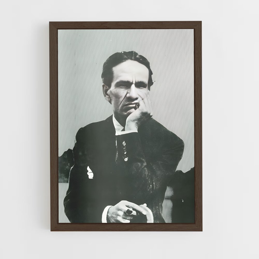 ap-cesar vallejo-6 cadre Bois foncé