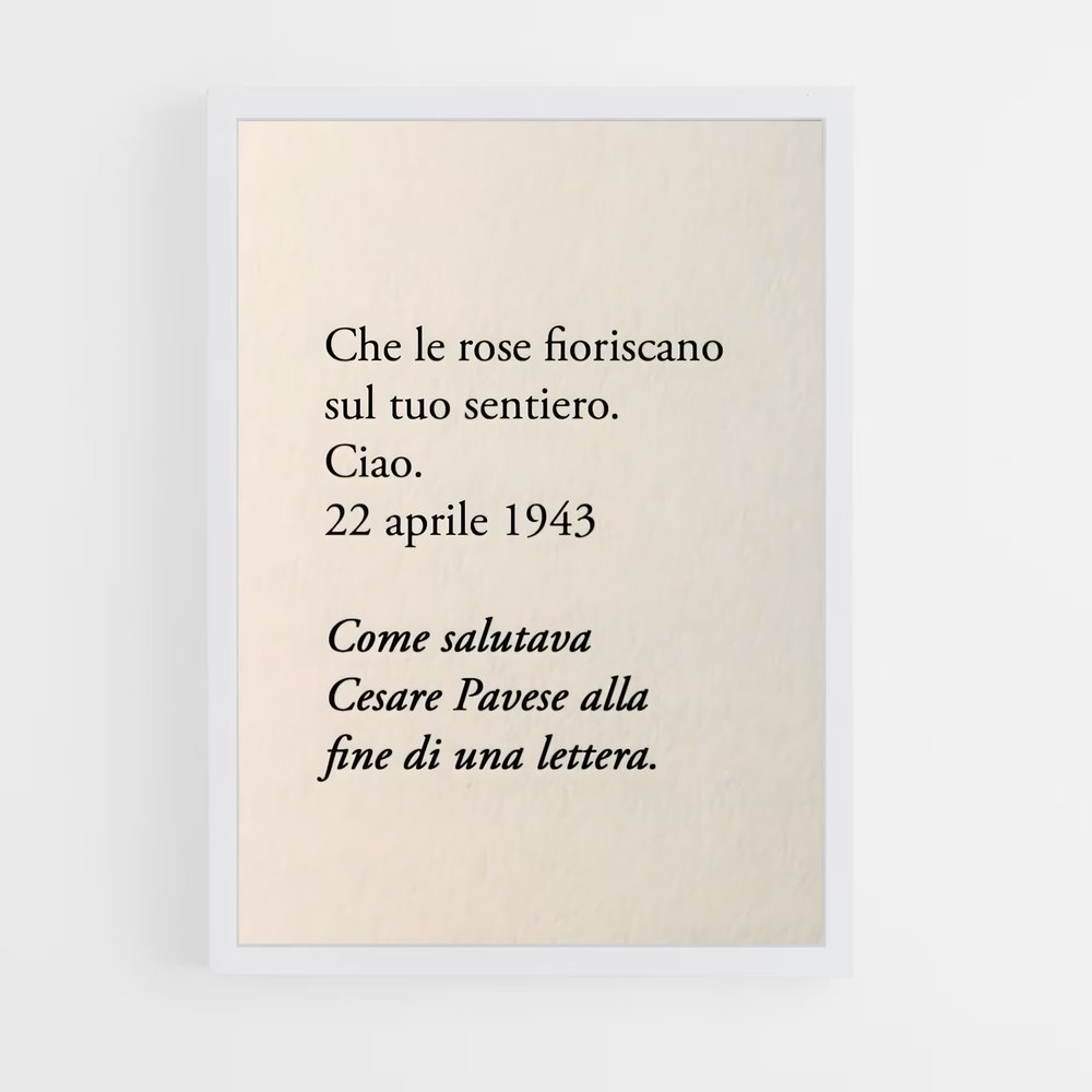 ap-cesare pavese-1 cadre Blanc