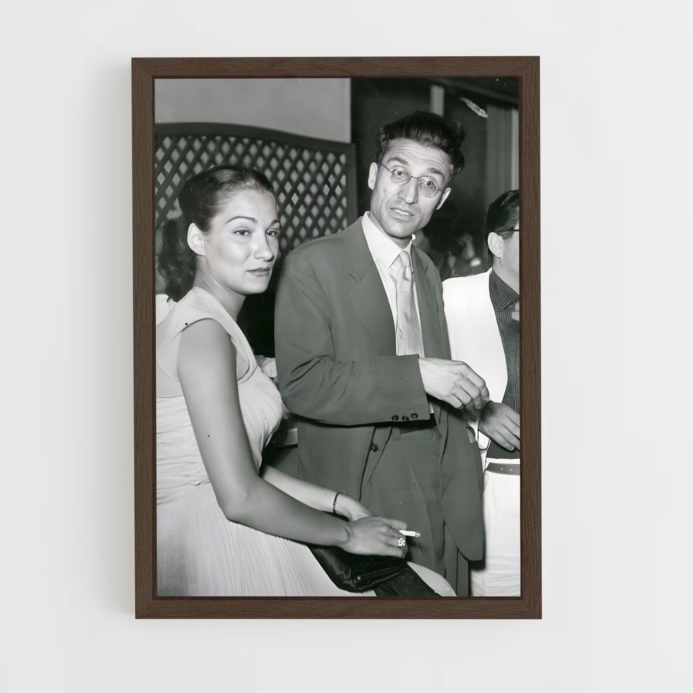 ap-cesare pavese-2 cadre Bois foncé