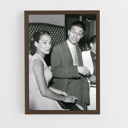 ap-cesare pavese-2 cadre Bois foncé