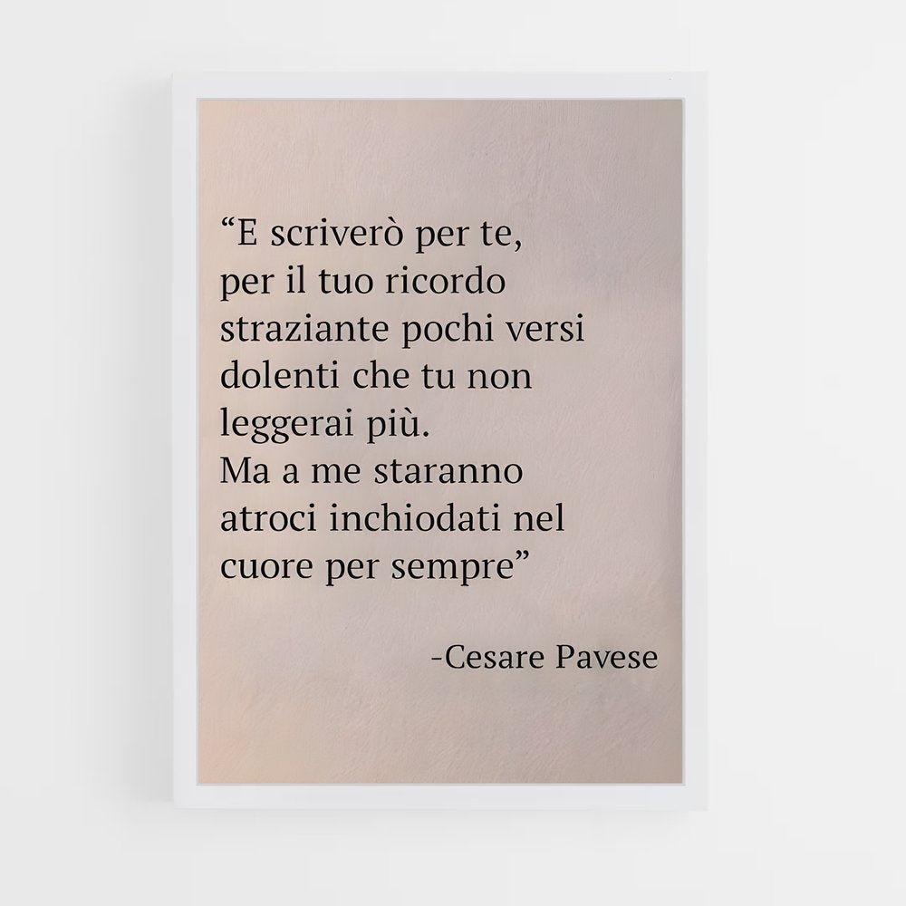 ap-cesare pavese-4 cadre Blanc