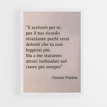 ap-cesare pavese-4 cadre Blanc