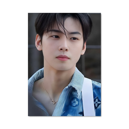 Poster Charme en Bleu