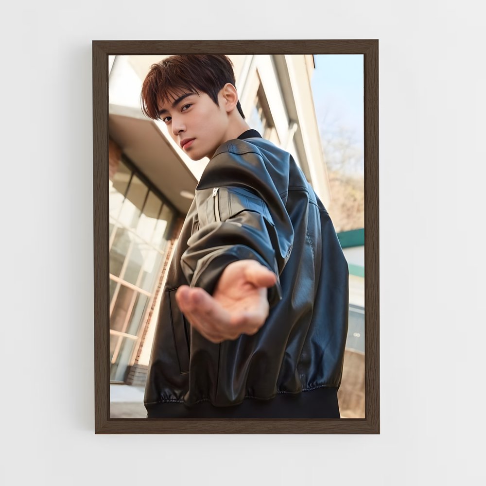 ap-cha eun-woo-12 cadre Bois foncé