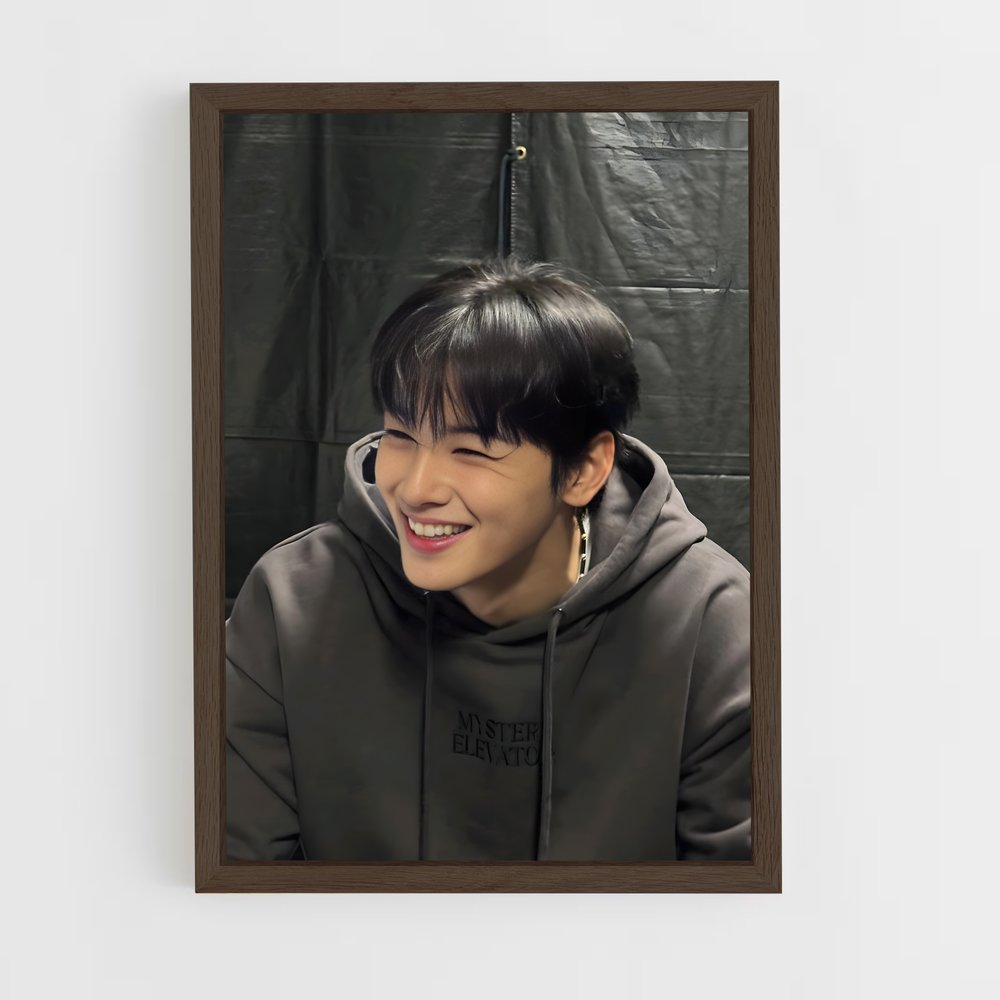 ap-cha eun-woo-15 cadre Bois foncé