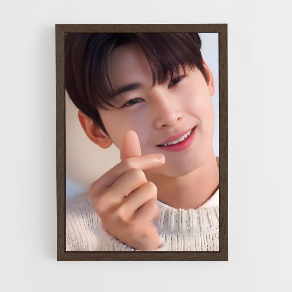 ap-cha eun-woo-3 cadre Bois foncé