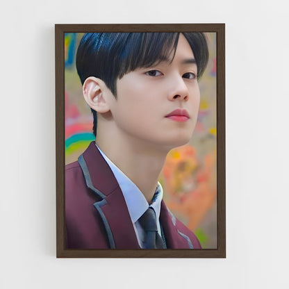 ap-cha eun-woo-9 cadre Bois foncé