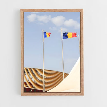 ap-chad flag-1 cadre Bois clair