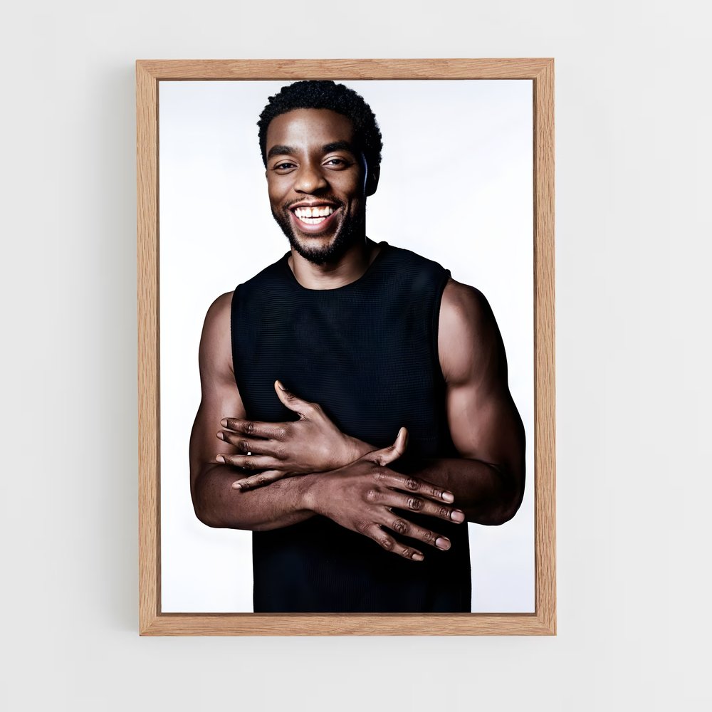 ap-chadwick boseman-5 cadre Bois clair