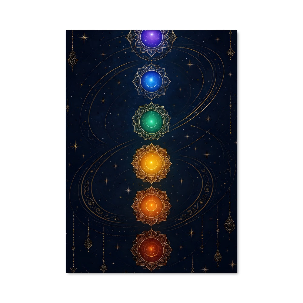 Poster Chakras Cosmique