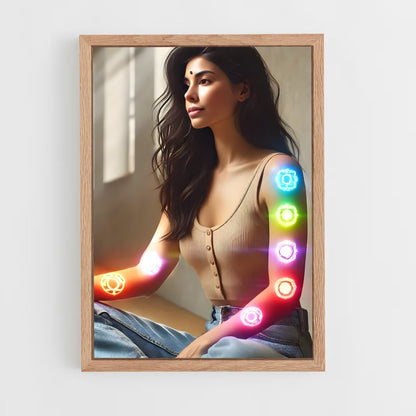 ap-chakras-2 cadre Bois clair