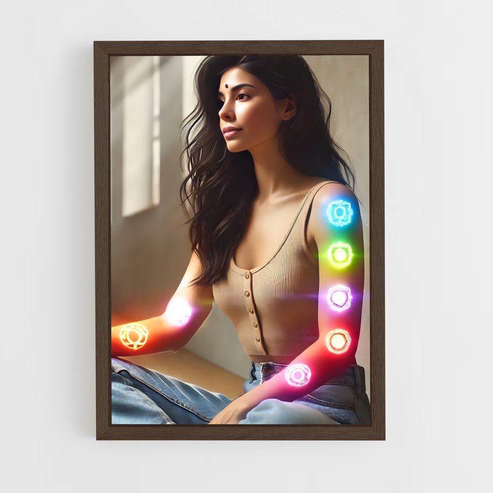 ap-chakras-2 cadre Bois foncé