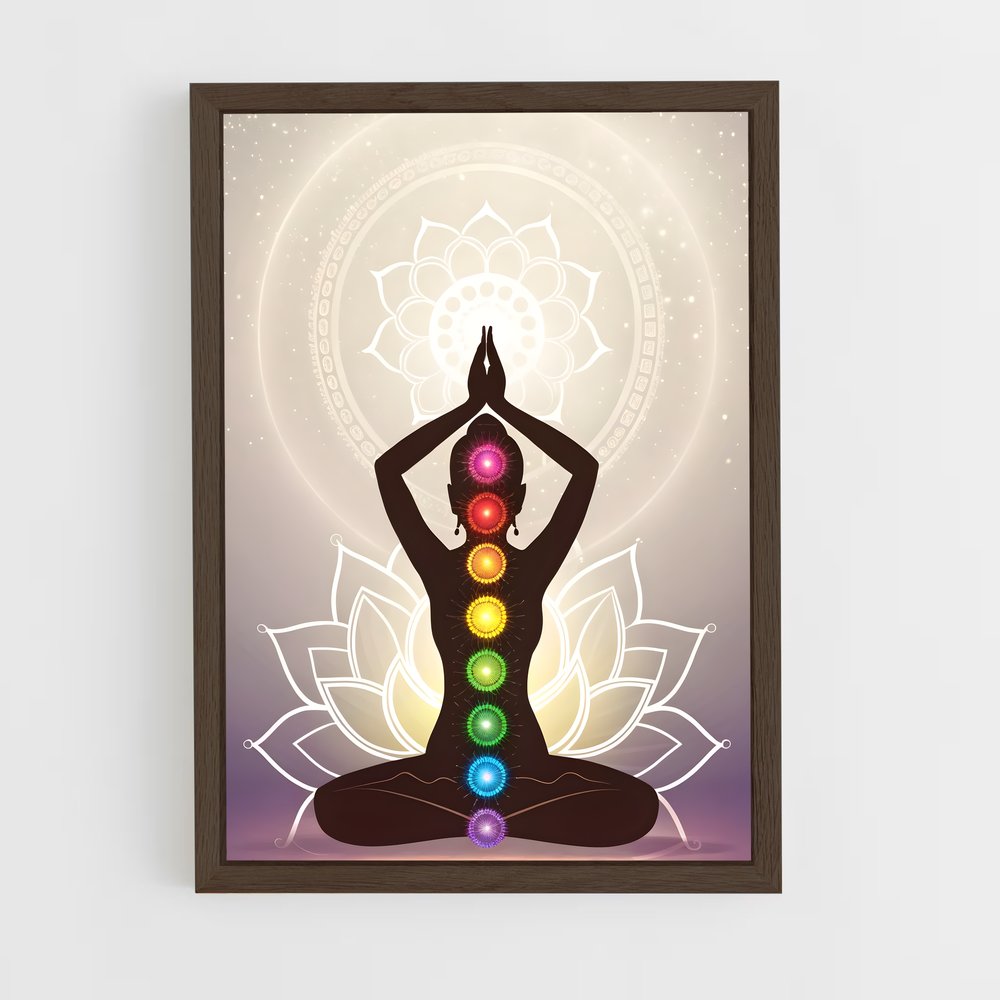 ap-chakras-3 cadre Bois foncé