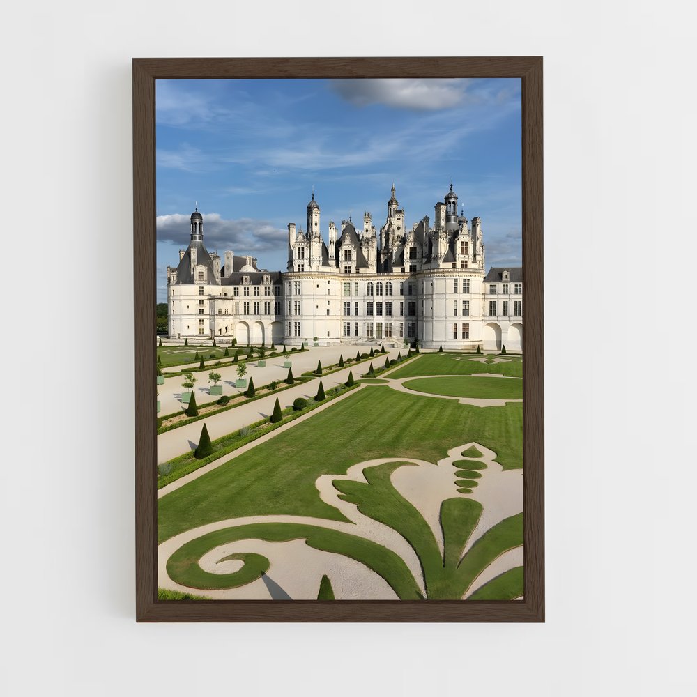 ap-chambord castle-3 cadre Bois foncé