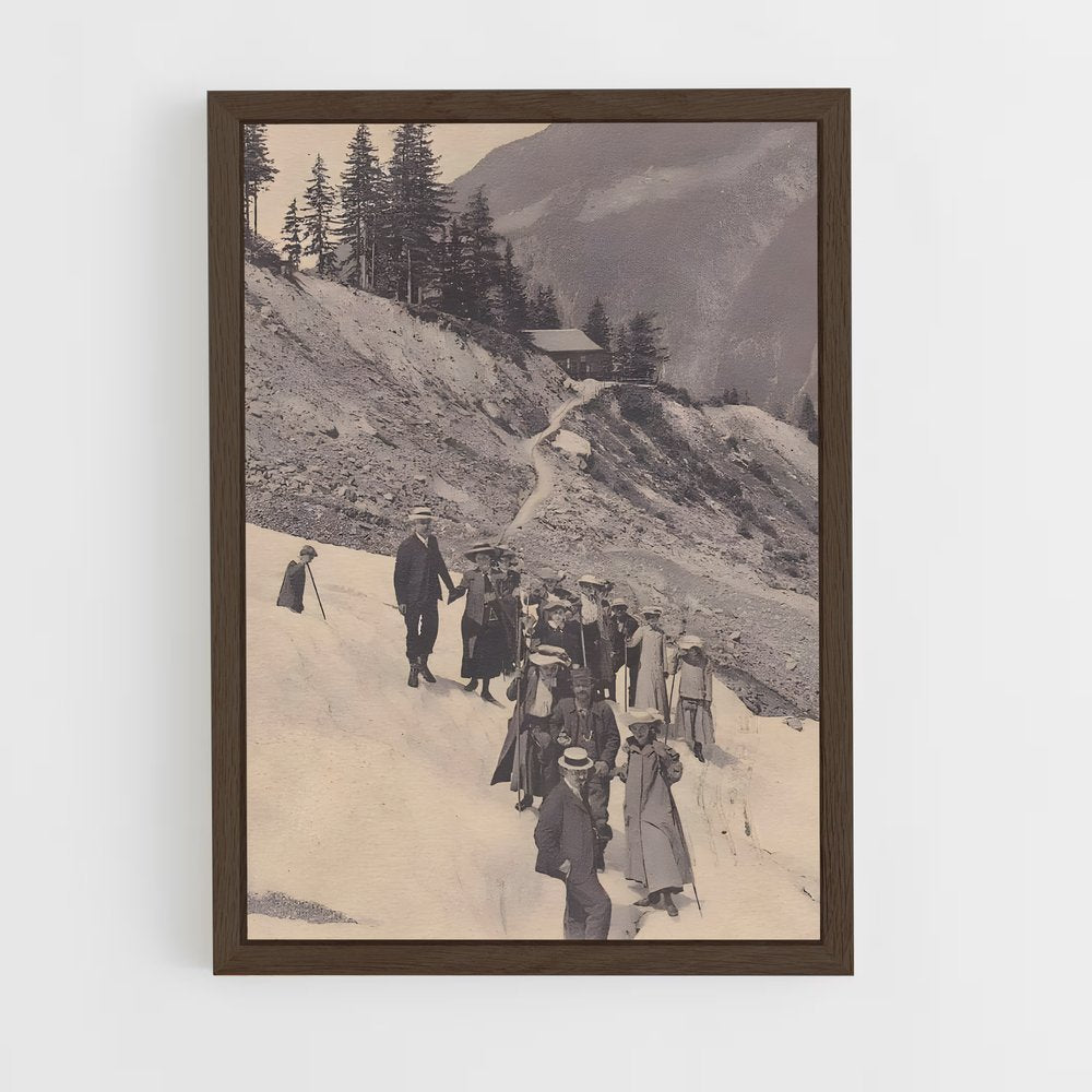 ap-chamonix 1924-3 cadre Bois foncé