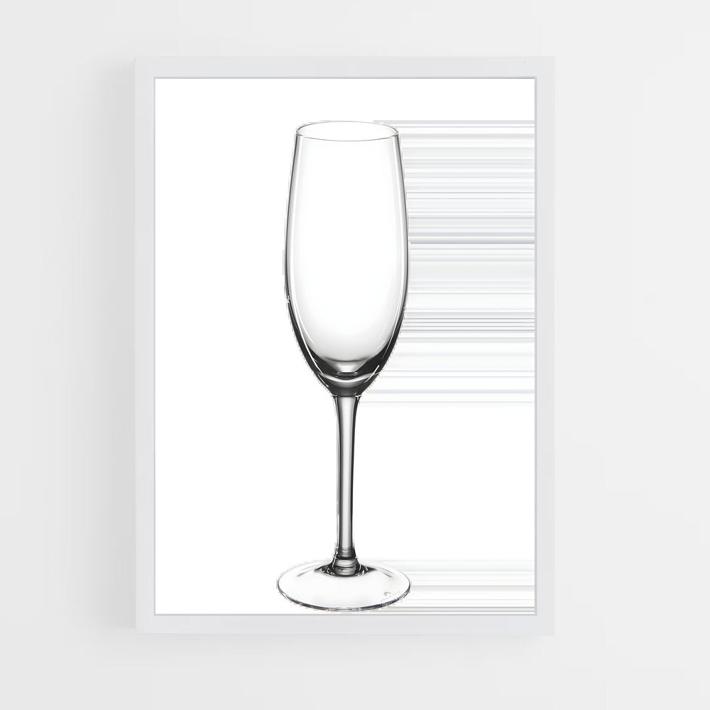 ap-champagne flute-1 cadre Blanc