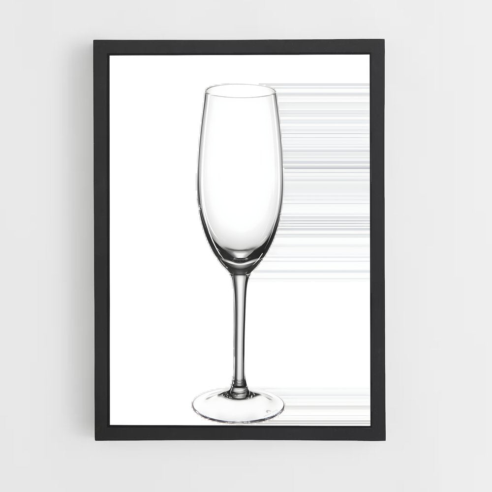 ap-champagne flute-1 cadre Noir
