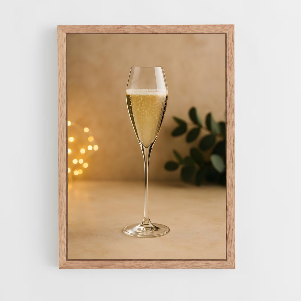 ap-champagne flute-3 cadre Bois clair