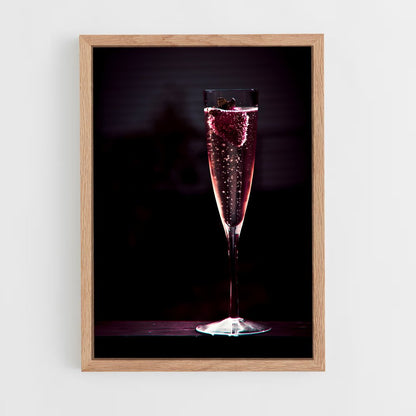 ap-champagne flute-5 cadre Bois clair