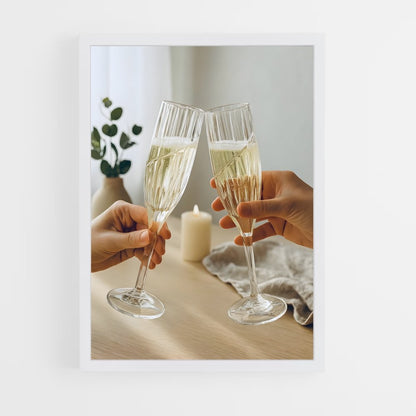 ap-champagne flute-6 cadre Blanc