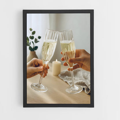 ap-champagne flute-6 cadre Noir