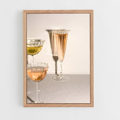 ap-champagne flute-7 cadre Bois clair