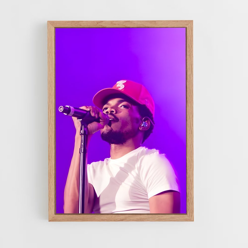 ap-chance the rapper-7 cadre Bois clair