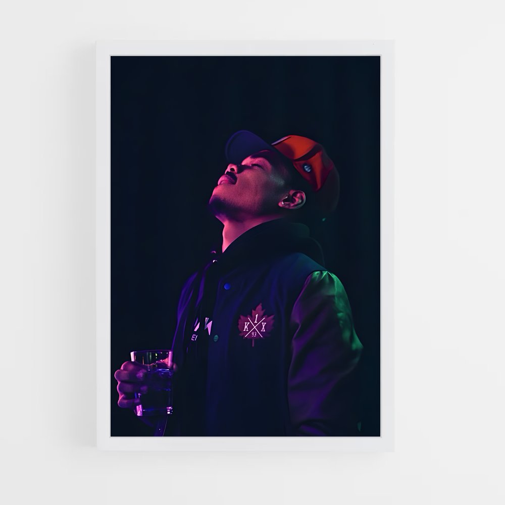 ap-chance the rapper-8 cadre Blanc