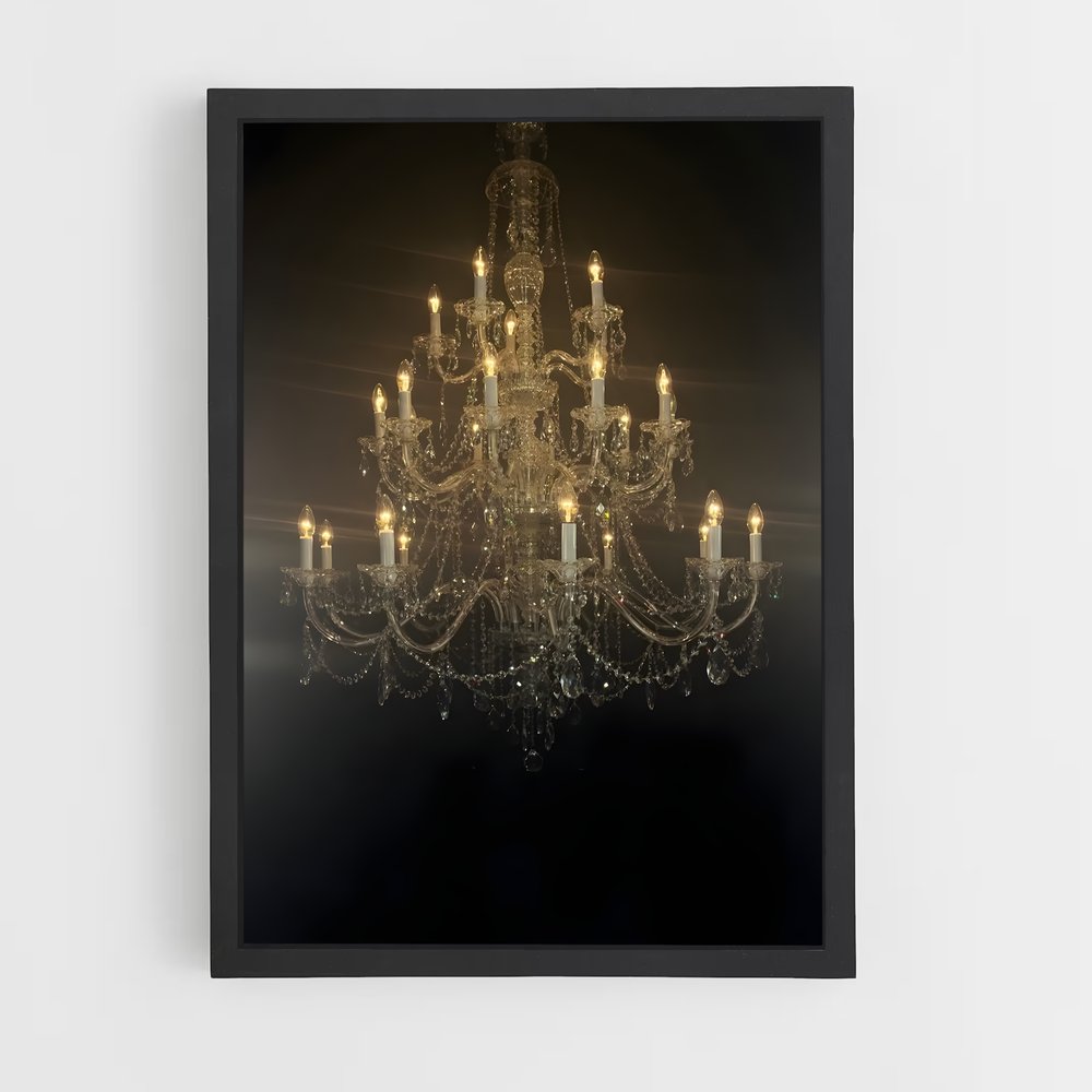 ap-chandelier-3 cadre Noir
