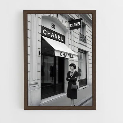 ap-chanel-7 cadre Bois foncé