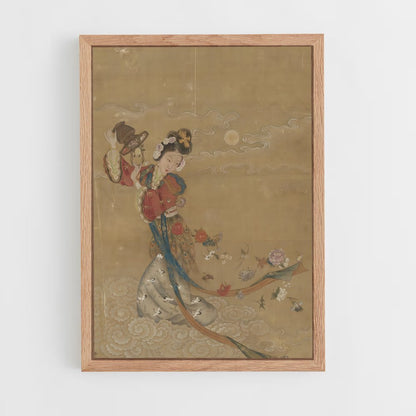 ap-chang'e-7 cadre Bois clair