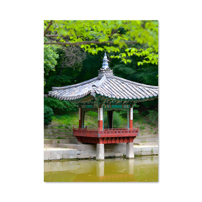 Poster Pavilion de Changdeokgung