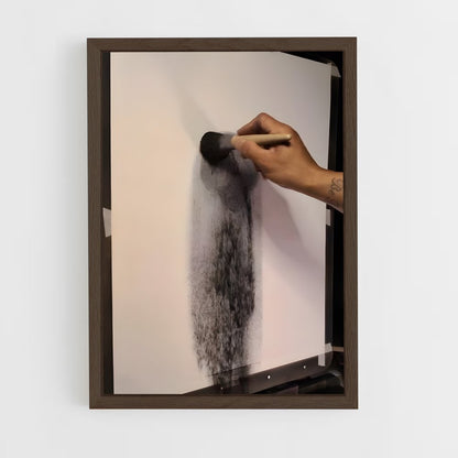 ap-charcoal-1 cadre Bois foncé