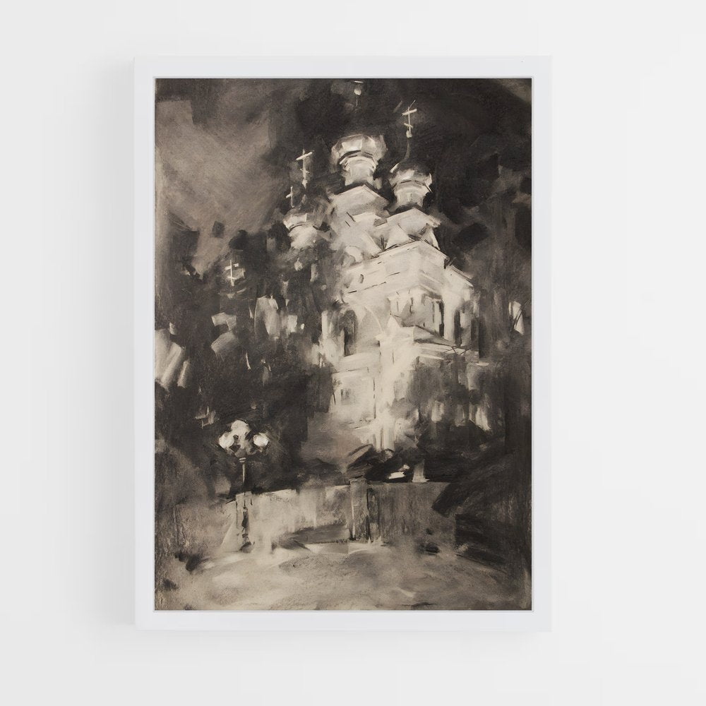 ap-charcoal-4 cadre Blanc